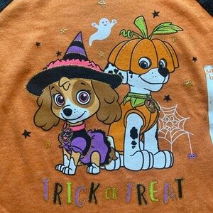SOLD- Paw Patrol Glitter Halloween Shirt- New! Size 24 Months